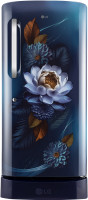 LG 210 L Direct Cool Single Door 5 Star Refrigerator with Base Drawer(Blue Waterlily, GLD2256ZABW)