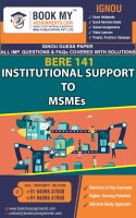 BERE 141 INSTITUTIONAL SUPPORT TO MSMEs(Chapter-Wise Reference Book With Solved Question Answer, FAQ AND IMP SOLUTION)(Paperback, BMA PUBLICATION PVT LTD)