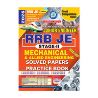 2025-26 RRB JE Stage-II Mechanical & Allied Engineering Solved Papers And Practice Book 320 595 E(Paperback, YCT EXPERT TEAM)