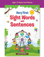 Very First Sight Words And Sentences Book For Kids Ages 4+ Years | 55 Important Sight Words For Children | Early Learning Colourful Pictures Book For Nursery, Pre-School(Paperback, Target Publications)