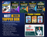 NEET 2026 TOPPER BOX With Handbooks Physics | Chemistry | Biology For ...