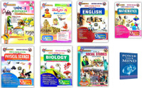 Telangana 9th Class Question Banks Set - Hindi ( First Language ), Telugu ( Second Language ), English, Maths, Physics, Biology, Social Studies, Power Your Mind Book - Pack Of 8 Books [ ENGLISH MEDIUM ](Paperback, VGS BRILLIANT SERIES)