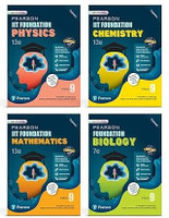 Pearson IIT Foundation' 2025 Class 9 Physics Chemistry Mathematics Biology | For NEET, JEE, NTSE & Olympiad Exams | JEE Practice Questions | Free Access To Online Assessments, Video Solutions & Interactive Tests(Paperback, TRISHNA)