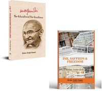 Mk Gandhi : The Educationist Par Excellence + Ink, Saffron & Freedom Books | Political Activism | Ideological Struggles | Freedom Movement | National Pride | Saffron Politics | Political Movements | Gandhi’s Education Philosophy (Set Of 2 Books)(Paperback, Kedar Nath Gupta, Onkar Singh Dewal)