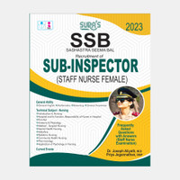 SURA`S Sashastra Seema Bal SSB SI Sub-Inspector Staff Nurse Female Exam Guide Book - Latest Updated Edition 2023(Paperback, V.V.K Subburaj)