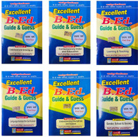 B.ed 1st Year Guide & Guess Exam Notes (Set Of 6 Book) Hindi Medium Childhood And Growing Up, Learning And Teaching, Contemporary India And Education, Language Across The Curriculum, Understanding Disciplines And Subjects Gender School Society(Paperback, Hindi, EXCELLENT EXPERT TEAM)