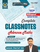 Complete Class Notes Advance Maths Gagan Pratap Sir Bilingual Edition - 2026 Useful For SSC CGL & CHSL (Tier-I & II), CPO, MTS, CDS, GD Selection Post & Other Competitive Exams(Paperback, Gagan Pratap Sir)