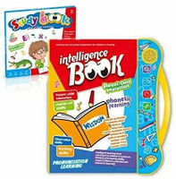 Kids Musical Learning Study Book With Numbers, Letters, Animals, Relationships, Poems For 3 Years Old Kids(Card board, INDHRANI GARMENTS)