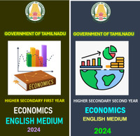 Indian Economy (English) Set Of 2 Books By Tamilnadu Scert Class 11,12 Th Class Economics For All Competative Exams 2025-2026(Paperback, Tamilnadu NCERT)