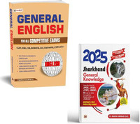 Jharkhand GK: General Knowledge + General English Book For All Government & Competitive Exams Books | Grammar | Vocabulary | Comprehension | Writing Skills | Sentence Formation | Verbal Ability | Language Skills | Exam Practice | Study Materials | Test Preparation (Set Of 2 Books)(Paperback, Dr. Man