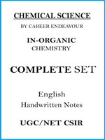 Career Endeavour Complete Set In-Organic Chemistry Notes For UGC-NET CSIR 2024-25(Paperback, Career Endeavour)