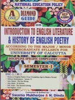 A One Diamond Guide (Nep Aligned) On Introduction To English Literature & History Of English Poetry Semester-1 For University Of Calcutta By Swarno Mukherjee & N. Dinda(Paperback, SWARNO MUKHERJEE & N. DINDA)
