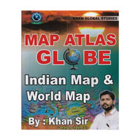 Map Atlas Globe Indian Map & World Map / General Knowledge Of Maps In Hindi(Paperback, Hindi, publication team)