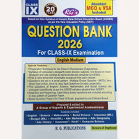 Question Bank For Class 9 [IX] Examination In English Medium: Includes Assamese, English, Mathematics, Science, Social Science, Advanced Mathematics, History, Geography, Hindi, Sanskrit, Computer Science And Additional MCQs(Paperback, RG's Expert Team)