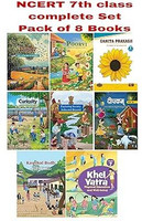 ORIGINAL NCERT Class 7th Complete Textbook Set 8 Books For 2024-25 | Hindi, English, Mathematics, Science, Social Science, Sanskrit, Physical Education, Vocational Education Activity Book | Latest Edition (Pack Of 8 Book's)(Paperback, NCERT)