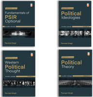 Political Science Optional Books For UPSC-CSE Main, Set Of 4 Volumes By Pavneet Singh - PSIR Fundamentals, Political Ideologies, Western Political Thought, Political Theory(Paperback, Pavneet Singh)