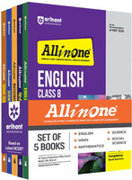 All In One Class 8th - Science, Social Science, Mathematics, English And Hindi (5-Books Set )Based On Latest NCERT For CBSE Exams 2025 | Mind Map | All Type Of Questions, MCQs, Extract Based, VSA, SA & LA (Set Of 5 Books)(Paperback, ARIIHANT CBSE EXPEART TEAM)