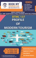 BTMC 137 PROFILE OF MODERN TOURISUM (Chapter-Wise Reference Book With Solved Question Answer, FAQ AND IMP SOLUTION) For IGNOU(Paperback, BMA PUBLICATION PVT LTD)