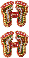 mapperz Goddess LAXMI Pack of 1 Religious Footprint(Plastic)