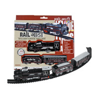 Braintastic Smoke Train toy set with sound and music (Rail Gadi)(Multicolor)