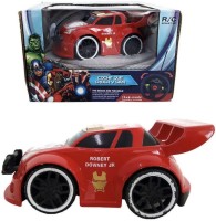 curiotoys Avengers Theme Remote Control Toy Car ABS Plastic Full Function RC Radio Control(Red)