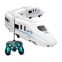 KidsCorner Rechargeable Metro Train Style Remote Control Rail for Kids(Multicolor)