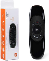 OG X NEXA WITH DEVICE NEXSA Remote 2.4G Wireless Air Mouse Keyboard Remote with Motion Sensing, IR Learning Smart TVs Android TV Boxes Laptops and PCs Windows Mac OS Linux Gaming Consoles Remote Controller(Black)