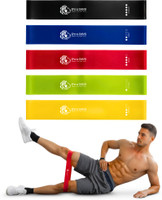 PRO365 Latex Mini Loop Bands Medium Resistance | Stretching, Toning & Workout Bands Resistance Tube(Multicolor)