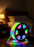 AI SMART 6000 LEDs 50 m Multicolor Flickering, Color Changing Strip Rice Lights(Pack of 1)