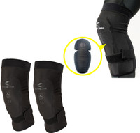 AUTO PEARL Protective Knee Sleeve 2nd Skin Black Arti-Lage Foam Pads for All Bike Elbow Guard, Knee Guard, Shin Guard Free Black(Pack of 2)
