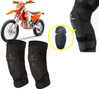 AUTO PEARL Protective Knee Sleeve 2nd Skin Black Arti-Lage Foam Pads for 450X Elbow Guard, Knee Guard, Shin Guard Free Black(Pack of 2)