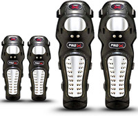 AutoPowerz Knee & Elbow Protective Guard Knee Guard, Elbow Guard Free Black(Pack of 4)