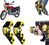 AUTO PEARL Black & Yellow Protective Knee Gurad 2 Pcs for Ambition Elbow Guard, Knee Guard Free Black, Yellow(Pack of 2)