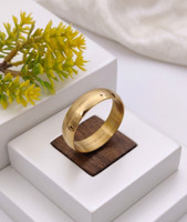 MAME CREATION Stainless Steel Gold Plated Ring