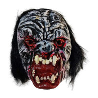 OM CORPORATION Rubber Fancy Horror Scary Ghost Face Mask(Black)