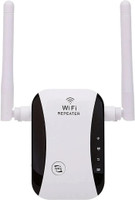 X88 Pro WiFi Extender With Dual Antenna | Smart Signal Booster |For Home&Office Coverage WiFi Range Extender 2.4 GHz 300 Mbps Wifi Speed Single Band External Antenna NA(Whie)