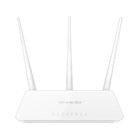 TENDA F3 Wireless Router 2.4 GHz 300 Mbps Wifi Speed Single Band External Antenna Ethernet (Cable Broadband)(White)