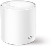 TP-Link Deco X60 AX5400 WiFi 6 Whole Home Mesh Router 2.4 GHz, 5 GHz 5400 Mbps Wifi Speed Dual Band Internal Antenna Ethernet (Cable Broadband)(White)