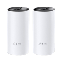 TP-Link Deco M4 (2-Pack) Mesh Router 2.4 GHz, 5 GHz 1200 Mbps Wifi Speed Dual Band Internal Antenna Ethernet (Cable Broadband)(White)
