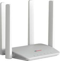 Trueview 4G Wireless Mobile Sim Based 4G Router 2.4 GHz 300 Mbps Wifi Speed Dual Band External Antenna NA(White)