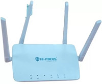 HI-FOCUS R1104T-4G WIFI ROUTER SUPPORT ALL NETWORK 4G/3G/2G SIMCARDS WITH 4 ANTENAAS 4G Router 2.4 GHz 150 Mbps Wifi Speed Dual Band Internal & External Antenna MiFi (Sim Based)(White)
