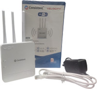 Consistent 4G WIFI ROUTER 4G Router 2.4 GHz 150 Mbps Wifi Speed Single Band External Antenna MiFi (Sim Based)(White)