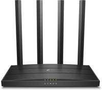 TP-Link Archer C6 MU-MIMO Gigabit 1200 Mbps Wireless Router(Black, Dual Band)