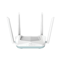 D-Link R15 Wi-Fi 6 Router 2.4 GHz, 5 GHz 1500 Mbps Wifi Speed Dual Band External Antenna Ethernet (Cable Broadband)(White)