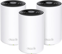 TP-Link Deco XE75 (3-Pack) AXE5400 Tri-Band Mesh Wi-Fi 6E System 5400 Mbps Mesh Router(White, Tri Band)
