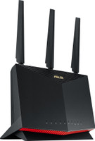 ASUS RT-AX86U PRO Mesh Router 2.4 GHz, 5 GHz 4804 Mbps Wifi Speed Dual Band External Antenna Ethernet (Cable Broadband)(Black)