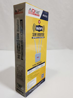 Adnet 5G Router with SIM Card Slot Antenna Router 2.4 GHz, 5 GHz 300 Mbps Wifi Speed Dual Band External Antenna MiFi (Sim Based)(White)