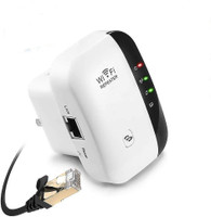 MARS New Extender 300mbps for home and office 50m range WiFi Range Extender 2.4 GHz 300 Mbps Wifi Speed Dual Band Internal Antenna Access Point Mode(White)