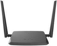 SoftTech DIR-615 N300 Wireless Router 2.4 GHz 300 Mbps Wifi Speed Dual Band Internal Antenna Ethernet (Cable Broadband)(Black)