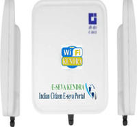 PM WANI WIFI Antenna Access Point 100Mtrs 2.45 Mbps 4G Router(White, Dual Band)